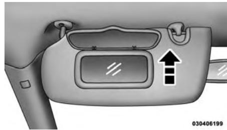 JEEP Compass MK49 Phase 2 (2011-2016) - Miroirs de courtoisie - selon l'equipement - 1