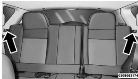 JEEP Compass MK49 Phase 2 (2011-2016) - Siège arrêté à dossiers rabattables - 1