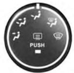 JEEP Compass MK49 Phase 2 (2011-2016) - Commande de mode (Direction de l'air) - 1
