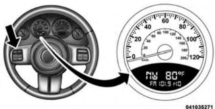 JEEP Compass MK49 Phase 2 (2011-2016) - CENTRE D'INFORMATION ÉLECTRONIQUE (EVIC) - SELON L'ÉQUIPEMENT - 1