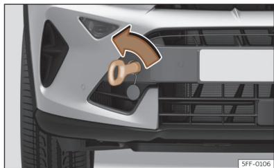 Cupra Formentor (2024) - Œillet de remorquage avant - 2