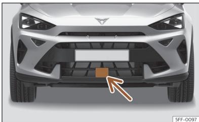 Cupra Formentor (2024) - Radar avant - 1