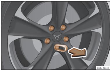 Cupra Formentor (2024) - Capuchons de boulons de roue - 1