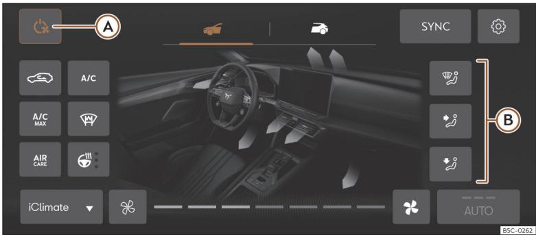 Cupra Formentor (2024) - Menu Climatisation - 1