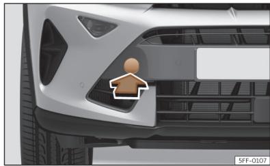Cupra Formentor (2024) - Œillet de remorquage avant - 1