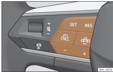 Cupra Formentor (2024) - Manipuler le régulateur de vitesse - 1