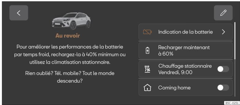 Cupra Formentor (2024) - Menu de sortie - 1
