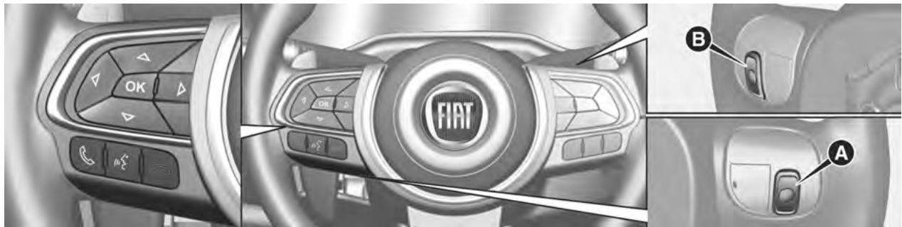 FIAT 500L (2017-2022) - COMMANDES AU VOLANT - 1