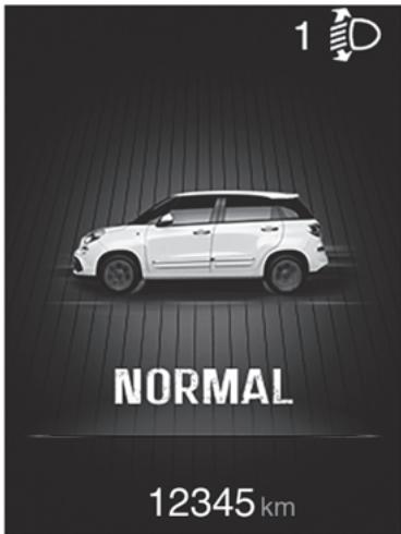 FIAT 500L (2017-2022) - MODE « NORMAL » - 1