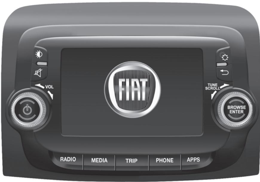 FIAT 500L (2017-2022) - COMMANDES SUR LA FAÇADE - 1