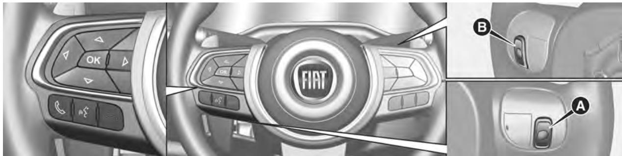 FIAT 500L (2017-2022) - COMMANDES AU VOLANT - 1
