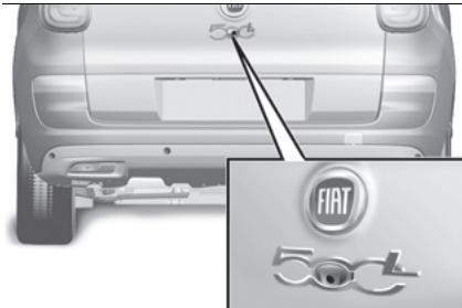 FIAT 500L (2017-2022) - CAMÉRA DE RECUL (PARKVIEW® REAR BACK UP CAMERA) - 4