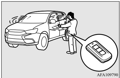 MITSUBISHI RVR Phase 4 (2016-2020) - Clé F.A.S.T. (Free-hand Advanced Security Transmitter) (le cas échéant) - 1