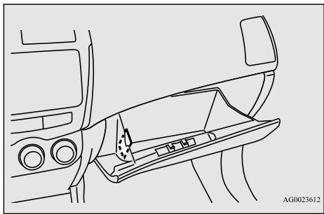 MITSUBISHI RVR Phase 4 (2016-2020) - Porte-carte - 1