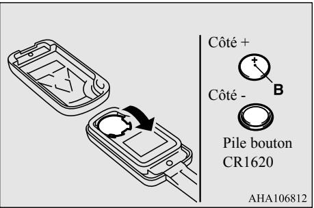 MITSUBISHI RVR Phase 4 (2016-2020) - Clé F.A.S.T. (Free-hand Advanced Security Transmitter) (le cas échéant) - 1