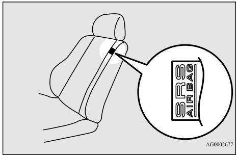 MITSUBISHI RVR Phase 4 (2016-2020) - Système de coussin de sécurité gonflable latéral - 2