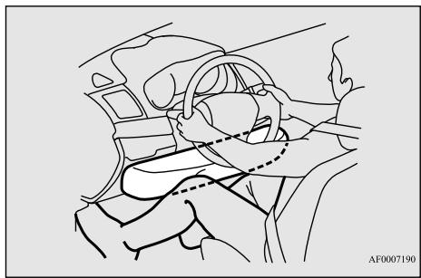 MITSUBISHI RVR Phase 4 (2016-2020) - Coussin de sécurité gonflable pour genoux côté conducteur - 1