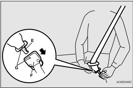 MITSUBISHI RVR Phase 4 (2016-2020) - Ceintures de sécurité - 1