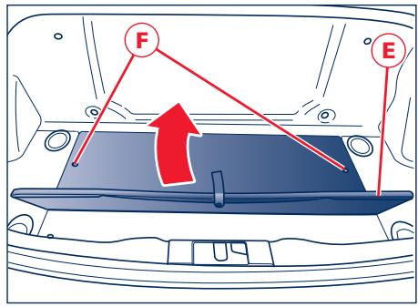 Maserati Granturismo M145 Phase 1 (2007-2017) - Boîtiers à fusibles/relais dans le coffre à bagages - 1