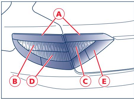 Maserati Granturismo M145 Phase 1 (2007-2017) - Groupes optiques arrière - 2