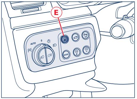 Maserati Granturismo M145 Phase 1 (2007-2017) - Déactivation/activation des capteurs avant de parking - 1