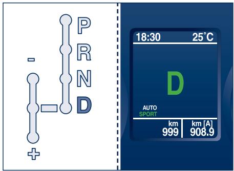 Maserati Granturismo M145 Phase 1 (2007-2017) - Fonctionnement automatique (AUTO) - 1