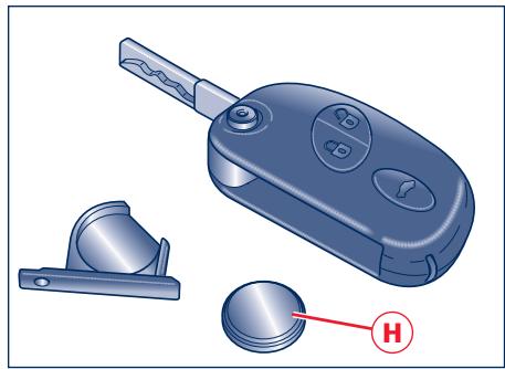 Maserati Granturismo M145 Phase 1 (2007-2017) - Remplacement des batteries de la commande à distance - 3