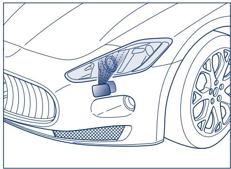 Maserati Granturismo M145 Phase 1 (2007-2017) - Lave-phares - 3