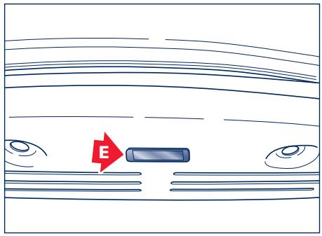 Maserati Granturismo M145 Phase 1 (2007-2017) - Plafonnier boîte à gants, vide-poche et coffre à bagages - 1
