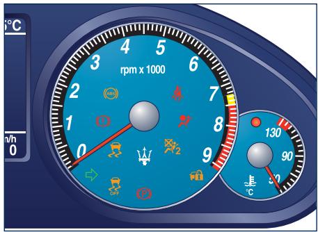 Maserati Granturismo M145 Phase 1 (2007-2017) - Compte-tours - 3