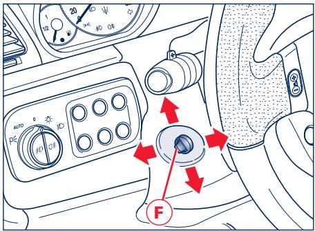 Maserati Granturismo M145 Phase 1 (2007-2017) - Système easy entry/exit siège côté conducteur - 1