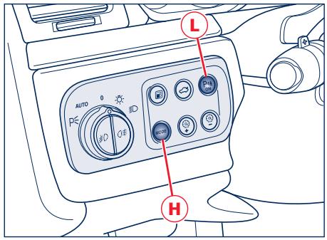 Maserati Granturismo M145 Phase 1 (2007-2017) - Déactivation/activation des capteurs avant de parking - 3