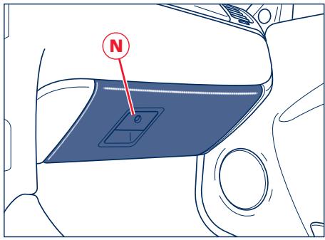 Maserati Granturismo M145 Phase 1 (2007-2017) - Boîte à gants - 2