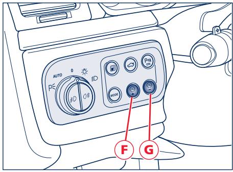 Maserati Granturismo M145 Phase 1 (2007-2017) - Déactivation/activation des capteurs avant de parking - 2