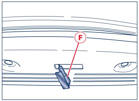 Maserati Granturismo M145 Phase 1 (2007-2017) - Plafonnier boîte à gants, vide-poche et coffre à bagages - 2