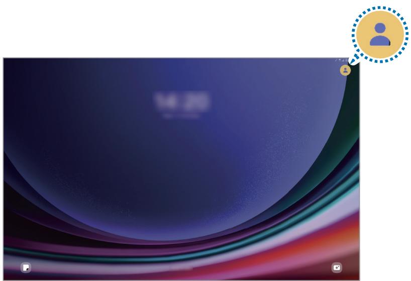 SAMSUNG Galaxy Tab A9+ - SMX110 - SMX115 - SMX210 - SMX216B - Changer d'utilisateur - 1