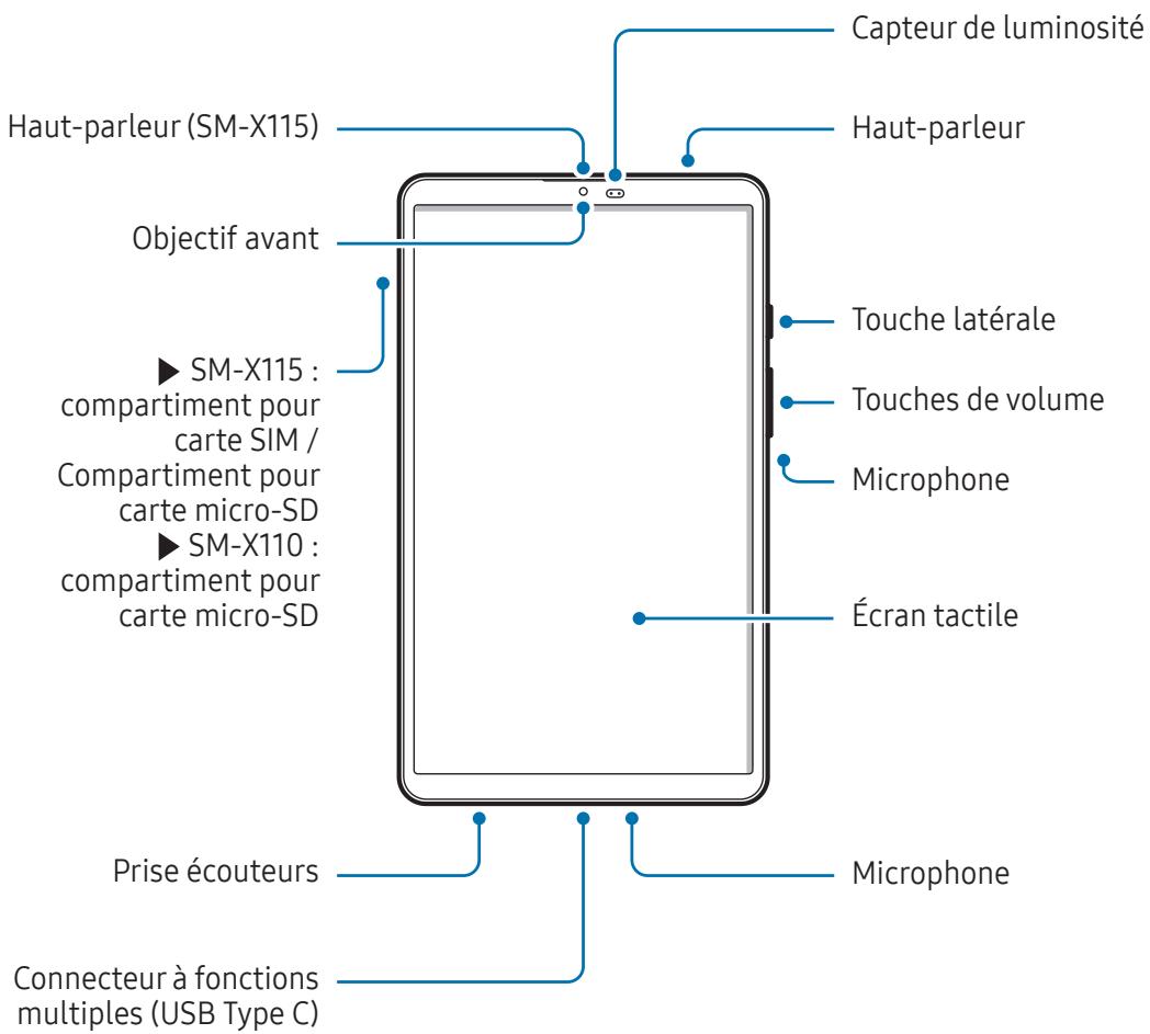 SAMSUNG Galaxy Tab A9+ - SMX110 - SMX115 - SMX210 - SMX216B - Présentation de l'appareil et de ses fonctions - 1