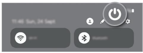 SAMSUNG Galaxy Tab A9+ - SMX110 - SMX115 - SMX210 - SMX216B - Allumer et éteindre l'appareil - 3