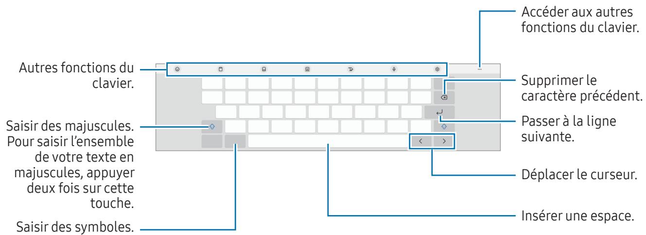 SAMSUNG Galaxy Tab A9+ - SMX110 - SMX115 - SMX210 - SMX216B - Présentation du clavier - 1