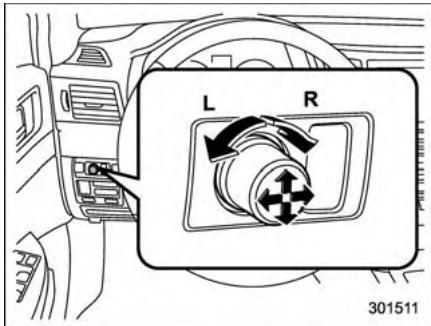 SUBARU Outback (2011) - Commande de rétroviseurs télé-commandés - 1