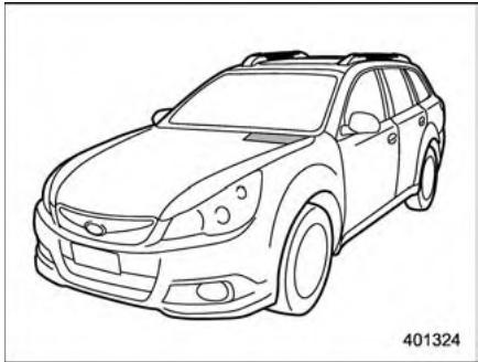 SUBARU Outback (2011) - Nettoyage de la grille de prise d'air - 1