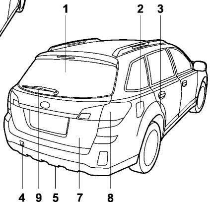 SUBARU Outback (2011) - Exterieur - 3