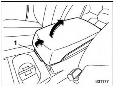SUBARU Outback (2011) - Boite de console centrale - 5