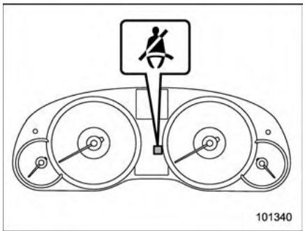 SUBARU Outback (2011) - Témoin avertisseur et carillon de ceinture de sécurité - 1