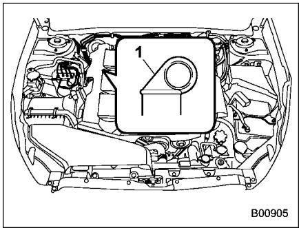 SUBARU Outback (2011) - Huile du différentiel avant (modèles BVA et CVT) - 1
