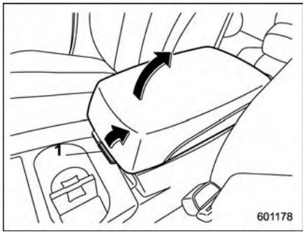 SUBARU Outback (2011) - Compartment inférieur - 1
