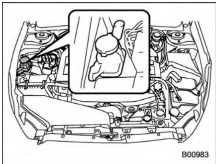 SUBARU Outback (2011) - Contrôle du niveau d'huile - 1