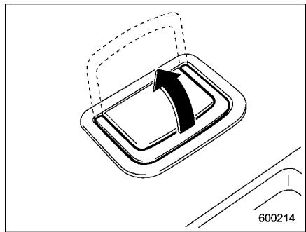 SUBARU Outback (2011) - Rangement de la couverture de l'espace de chargement - 1