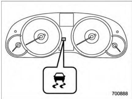 SUBARU Outback (2011) - Moniteur du système de Contrôle de Dynamique du Véhicule - 1