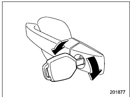 SUBARU Outback (2011) - Verrouillage et déverrouillage par l'extérieur - 1